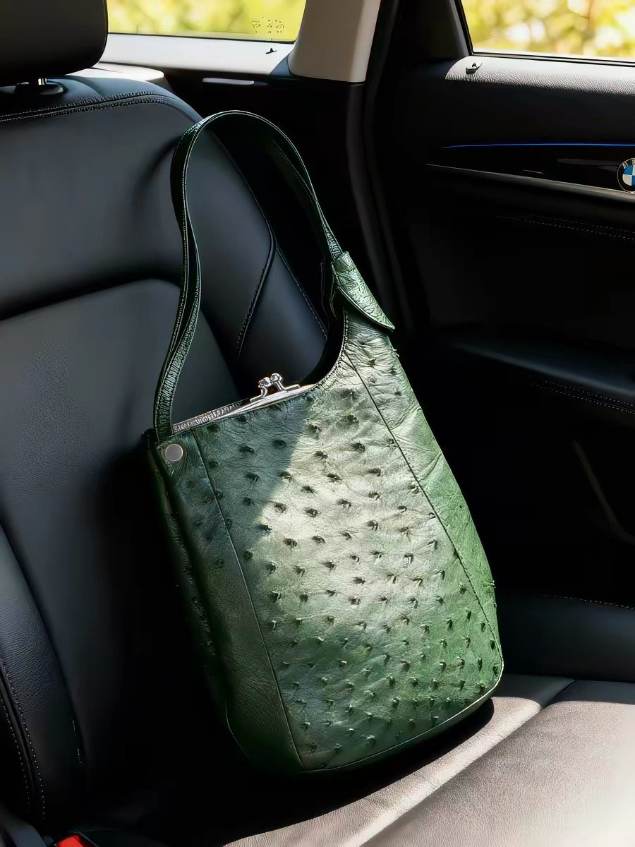 Luxury Bags Tote - 2026 New Green Leather Single Shoulder