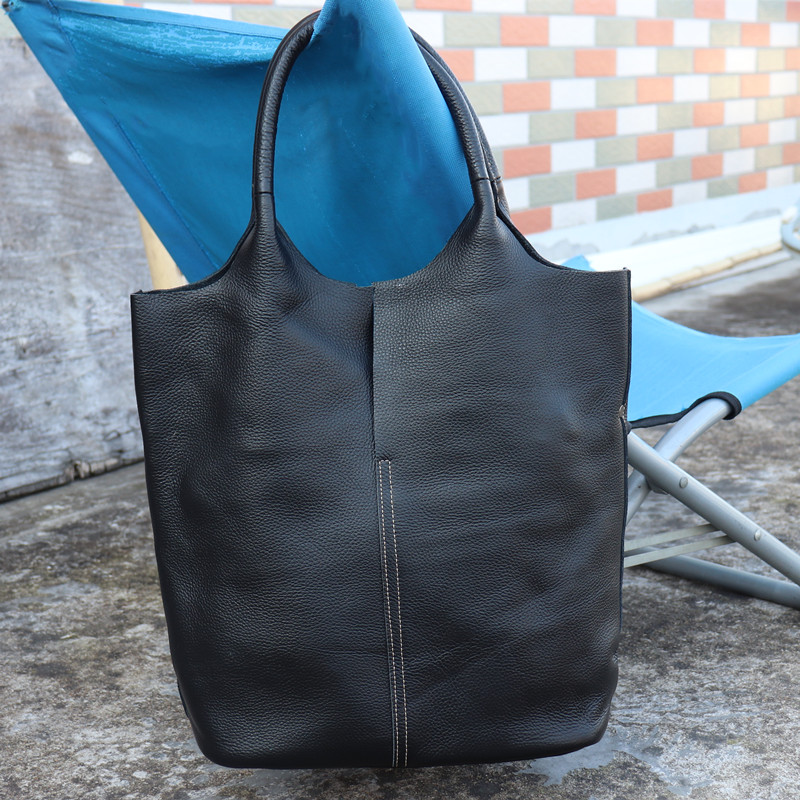 Luxury Bags Vendor - Women Genuine Leather Tote Bag Ladies