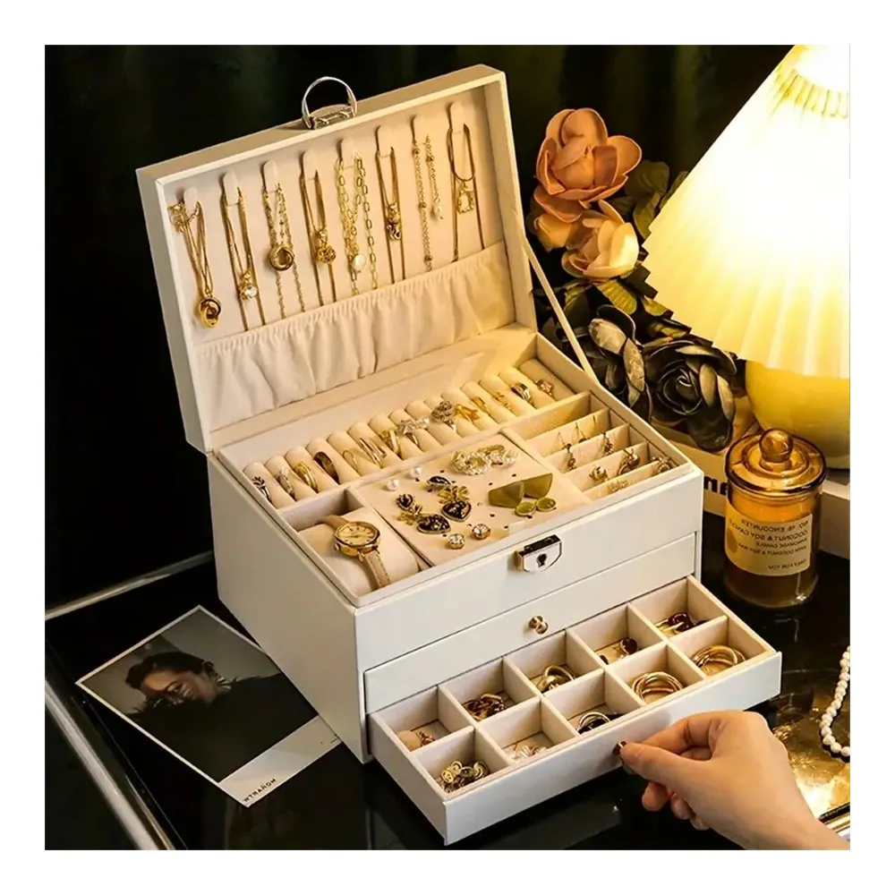 Luxury Bags & Leather Repair Of Atlanta Photos - Luxury Double Triple Layer Jewelry Box