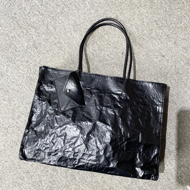 Korean Casual Kraft Paper Tote - Luxury Bags Brand reseña y precio