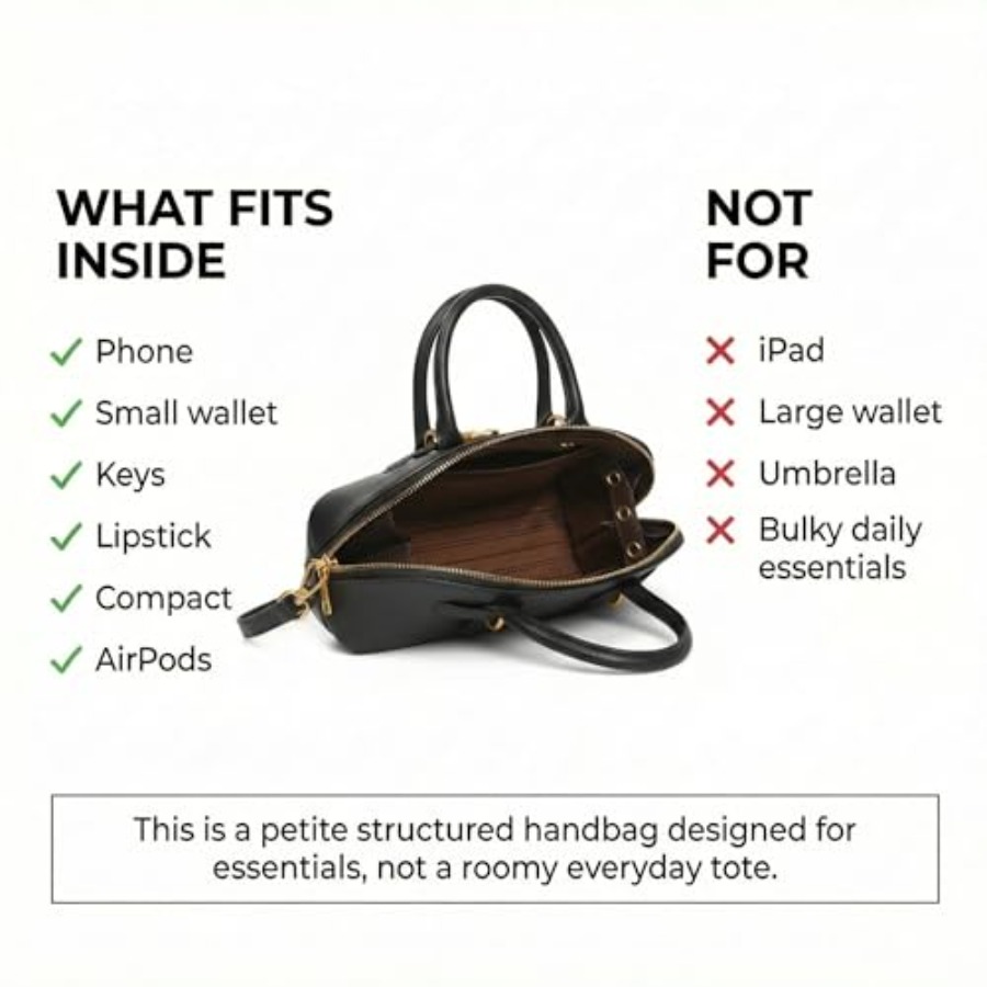 Genuine Leather Satchel Crossb - Satchel Structured Men reseña y precio