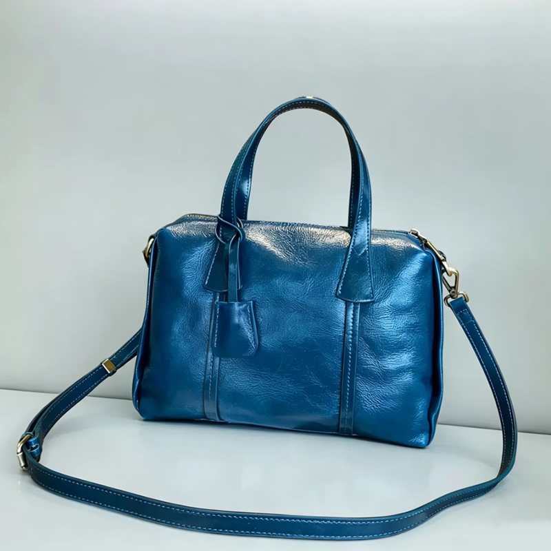 Vintage Real Leather Handbag F - Luxury Bags Girls reseña y precio