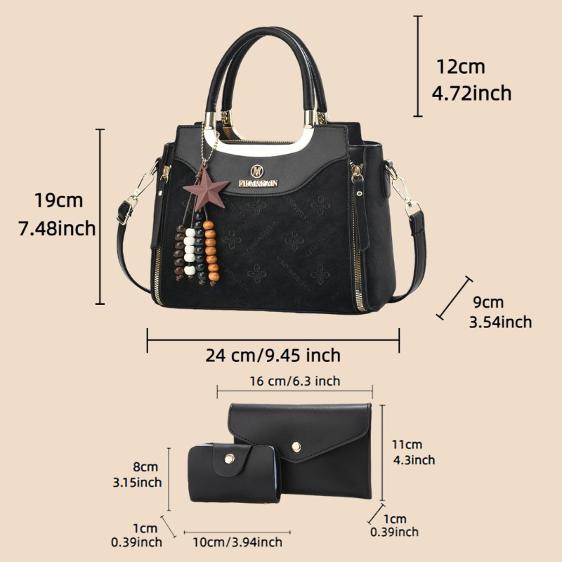 Stylish women's handbag, solid - Luxury Bags & Leather Repair Of Atlanta Photos reseña y precio