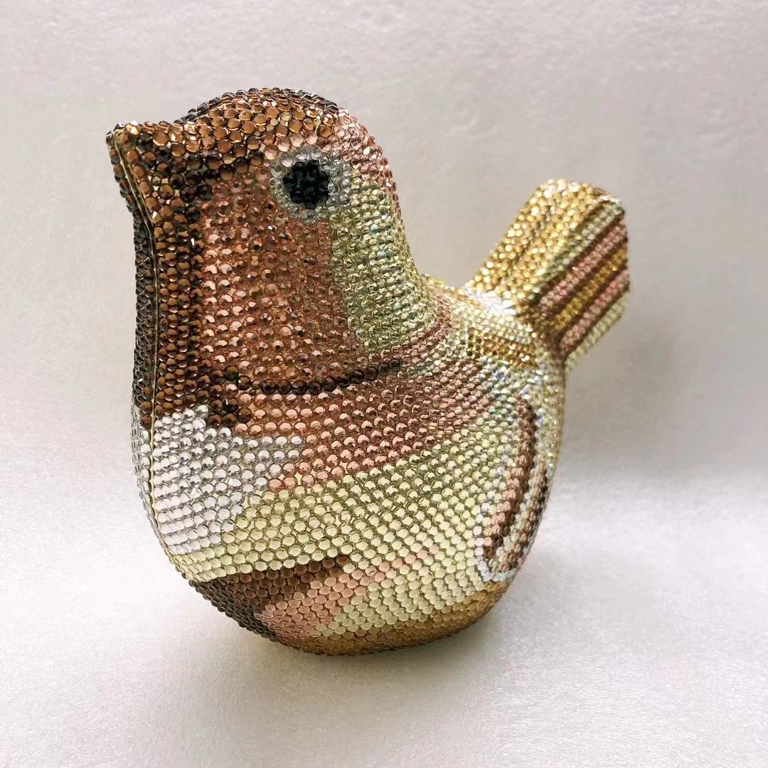 Bird Diamond Evening Bag Clutc - Luxury Bags Yellow reseña y precio