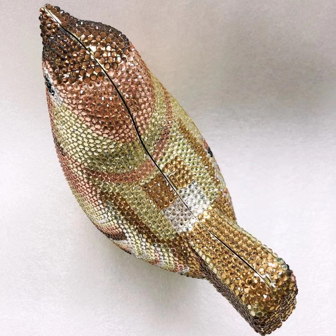 Bird Diamond Evening Bag Clutc - Luxury Bags Yellow reseña y precio