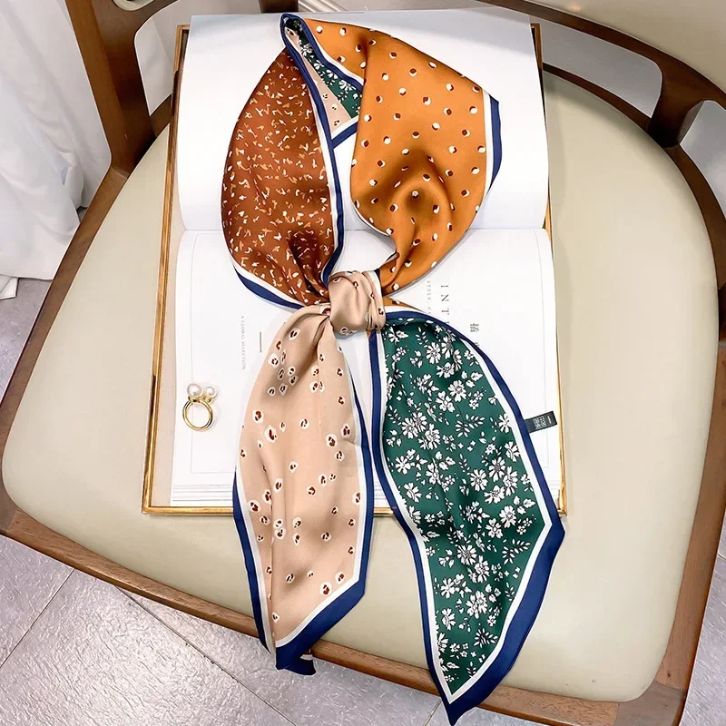 Design Print Skinny Scarf Plai - Luxury Bags For Travel reseña y precio