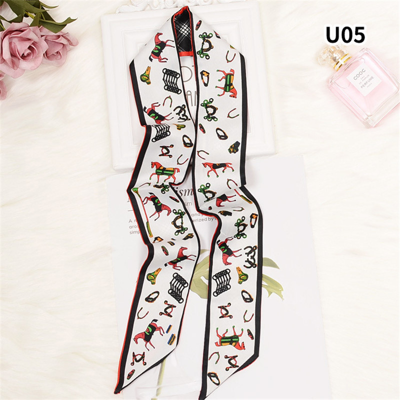 Horse Plaid Skinny Scarf Women - Luxury Bags Brand reseña y precio