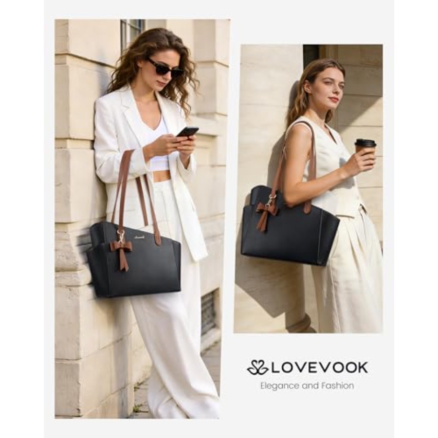 LOVEVOOK Tote Purse for Women  - Satchel Structured Men reseña y precio
