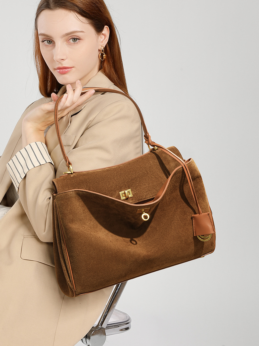 Autumn Winter Women's Suede ge - Luxury Bags Tote reseña y precio
