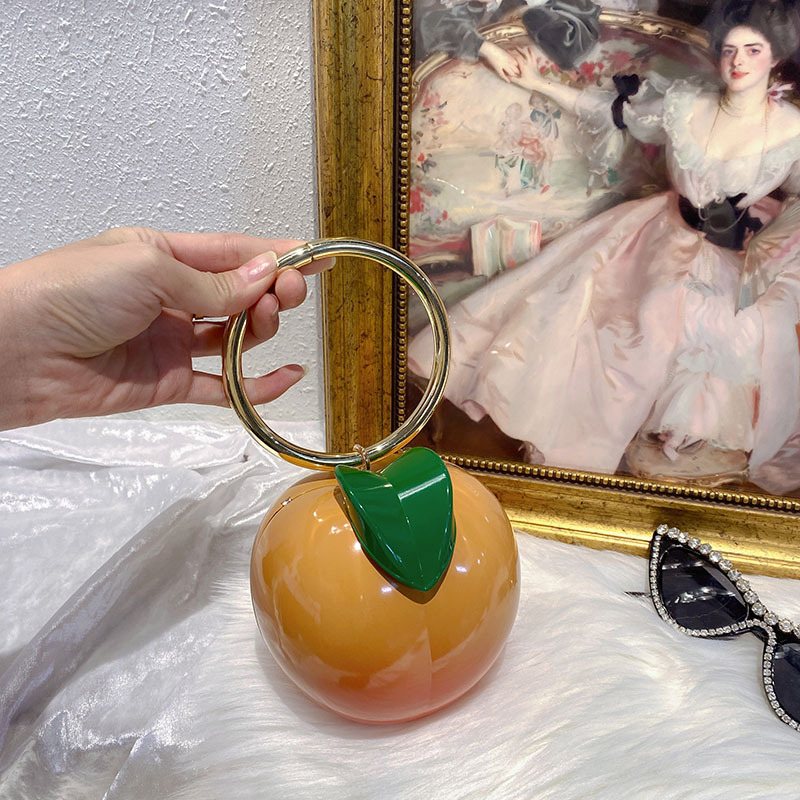 New Yellow Peach Design Women  - Luxury Bags Yellow reseña y precio