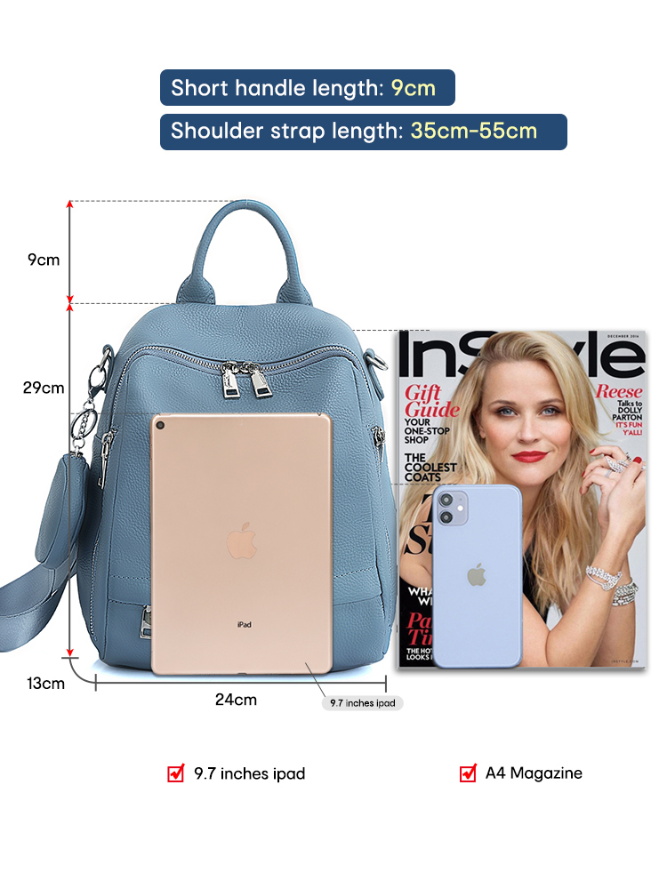 Zency Women's Genuine Leather  - Luxury High Quality Bags reseña y precio