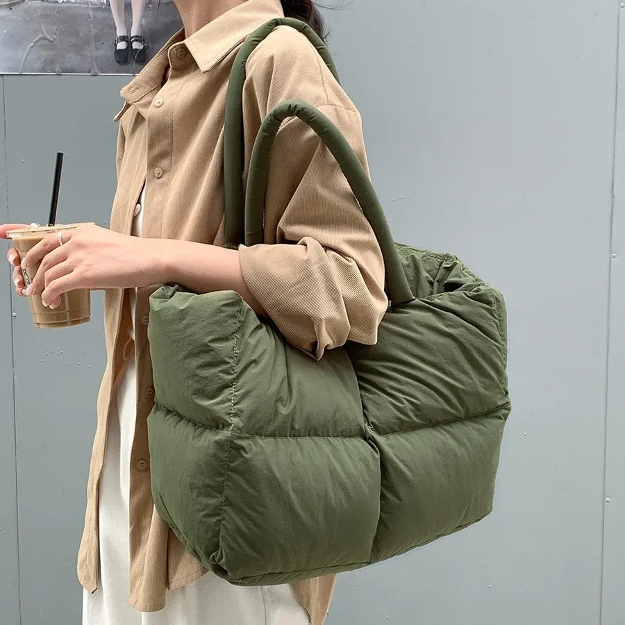 Cotton Padded Tote Large Quilt - Luxury Bags Tote reseña y precio