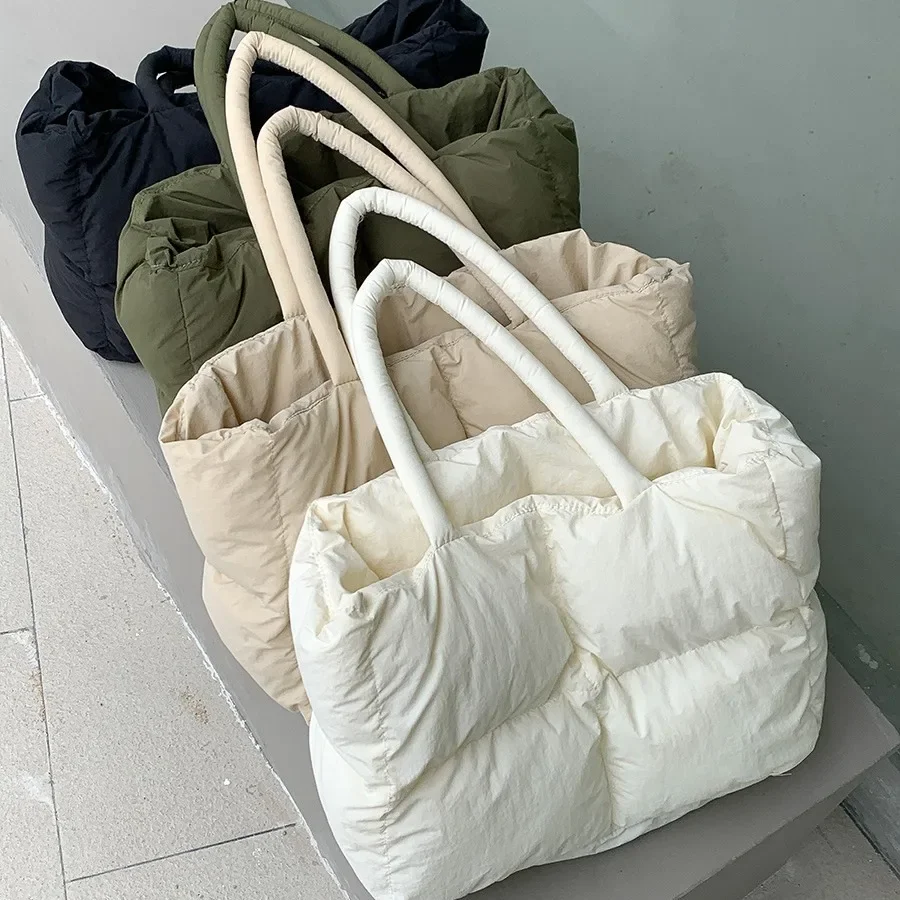 Cotton Padded Tote Large Quilt - Luxury Bags Tote reseña y precio