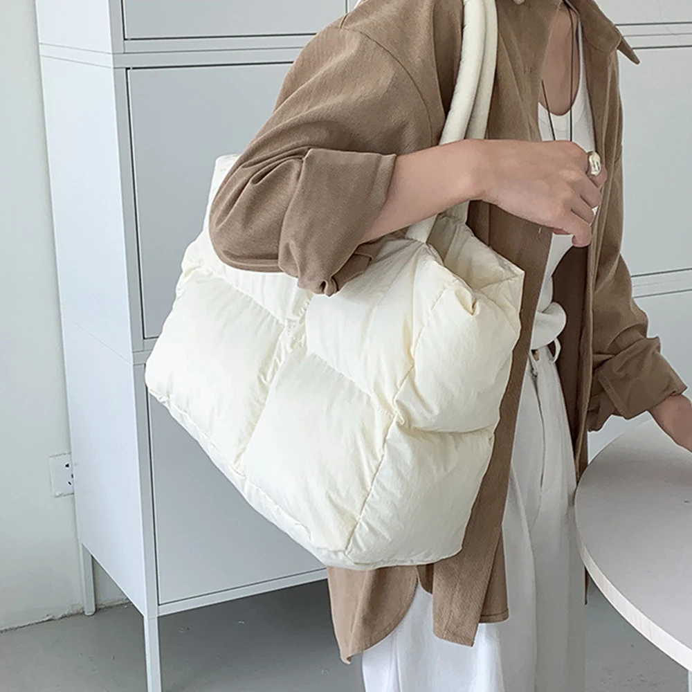Cotton Padded Tote Large Quilt - Luxury Bags Tote reseña y precio