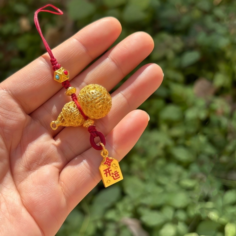 Luxury Hollow Gourd Pendant Ex - Luxury Bags Yellow reseña y precio