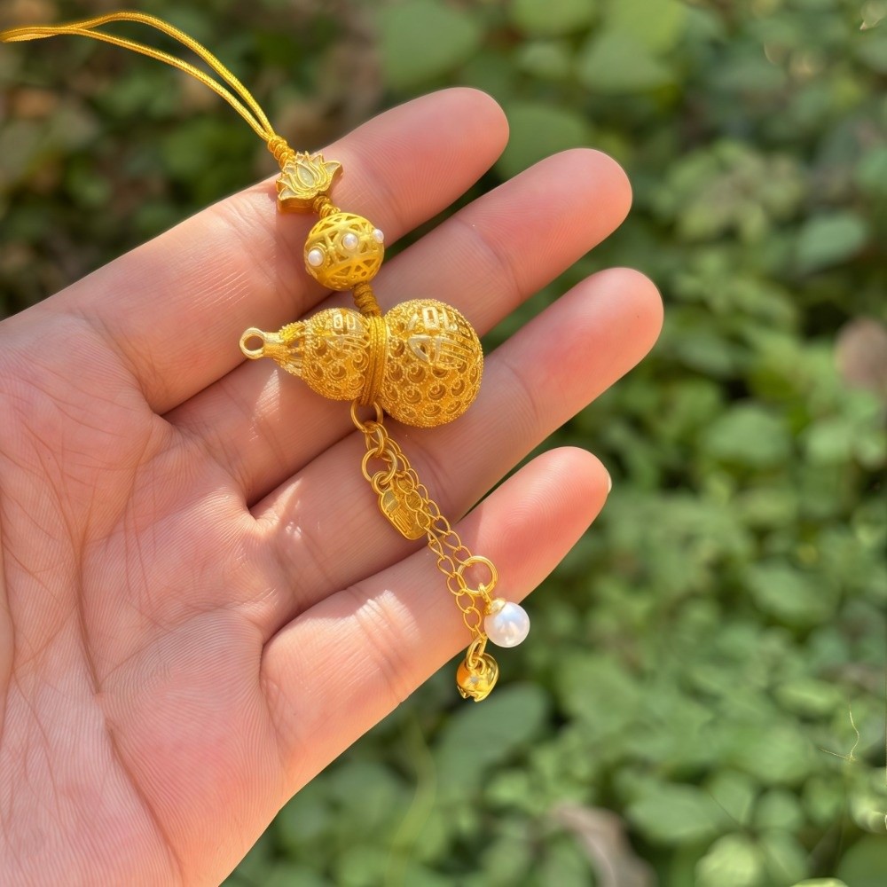 Luxury Hollow Gourd Pendant Ex - Luxury Bags Yellow reseña y precio