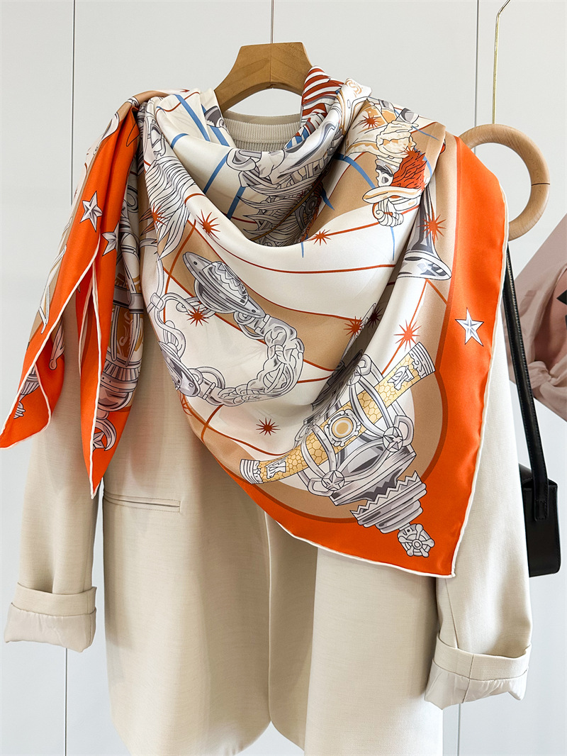 Luxury Brand Scarf Large Silk  - Luxury Bags For Travel reseña y precio