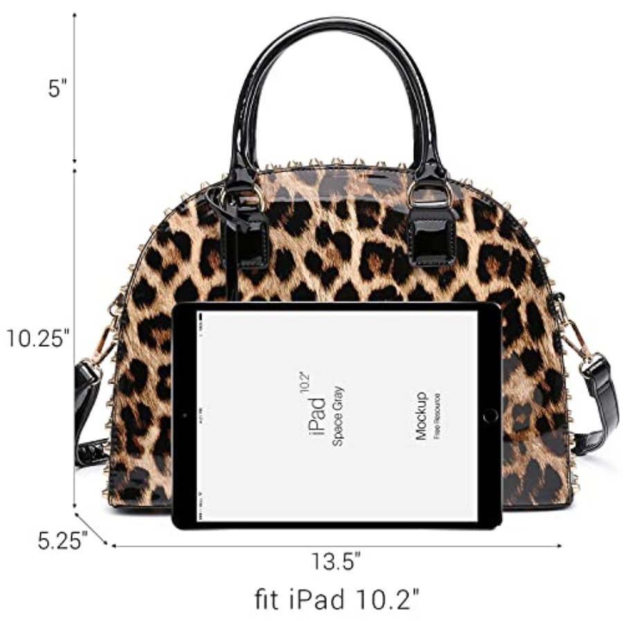 Dasein Women Patent Leather Pu - Satchel Structured Men reseña y precio