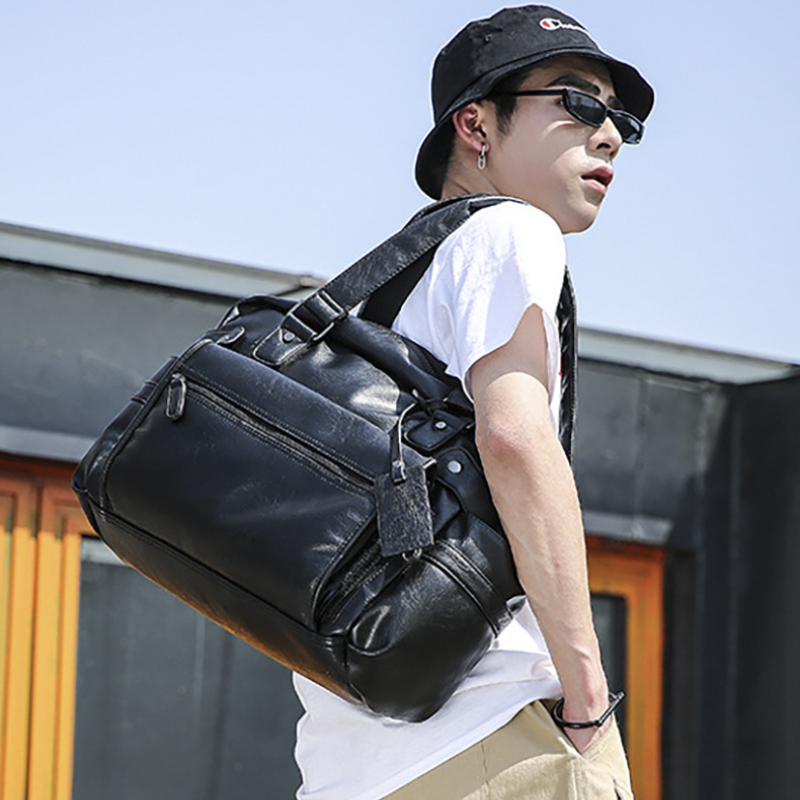 Men PU Leather Briefcase Top-H - Luxury Bags Tote reseña y precio