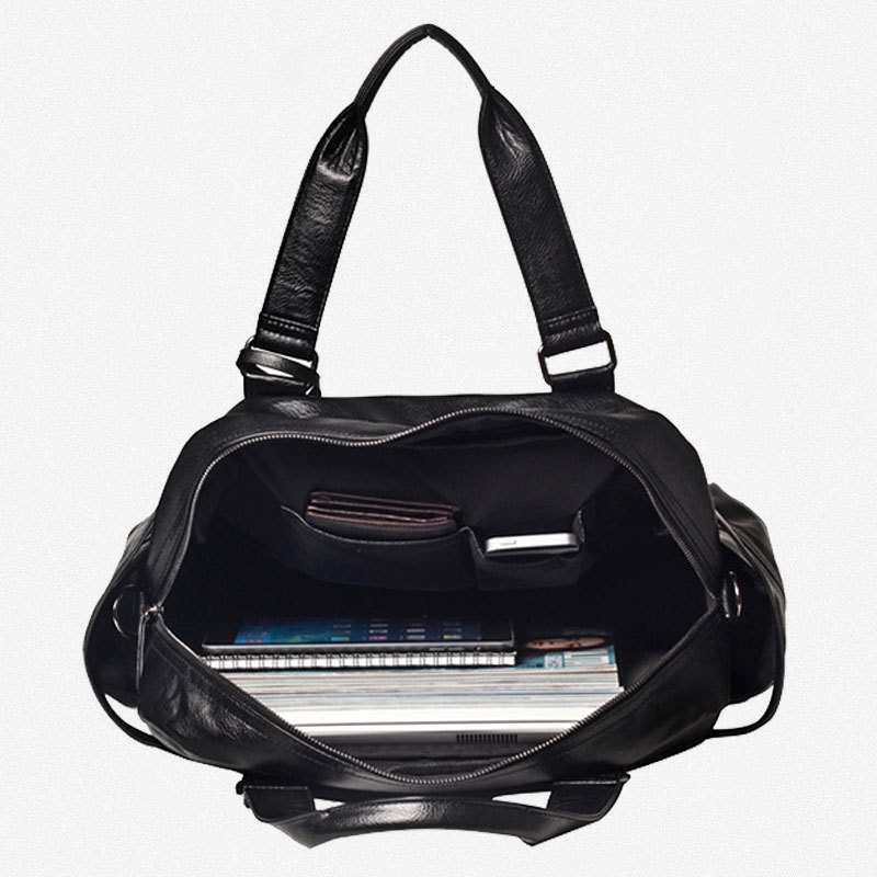 Men PU Leather Briefcase Top-H - Luxury Bags Tote reseña y precio