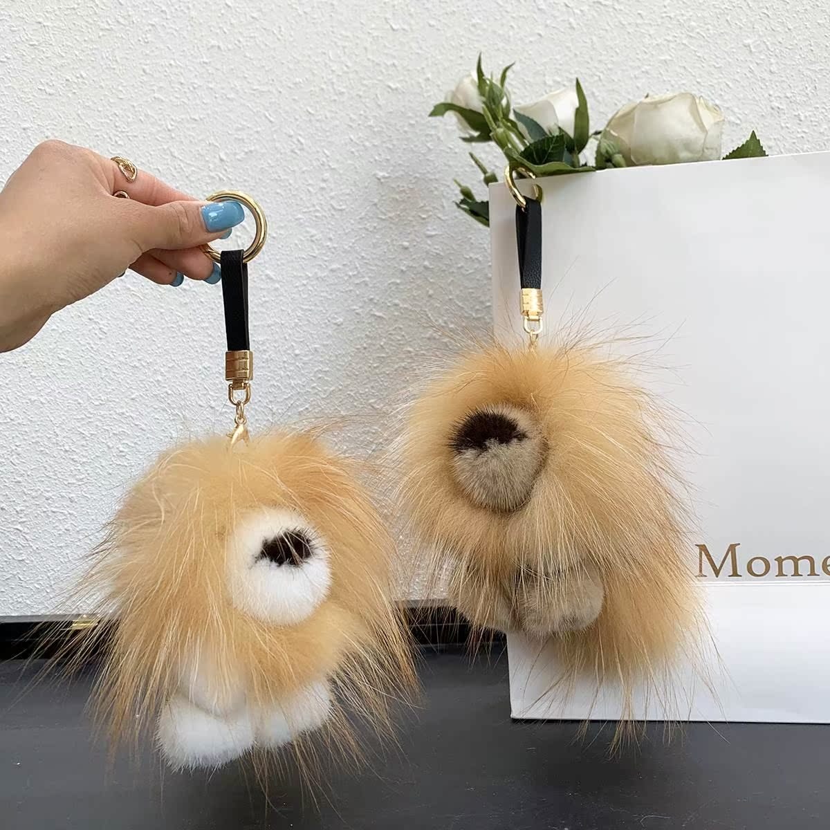Luxury Real Mink Fur Lion Pend - Luxury Bags For Kids reseña y precio