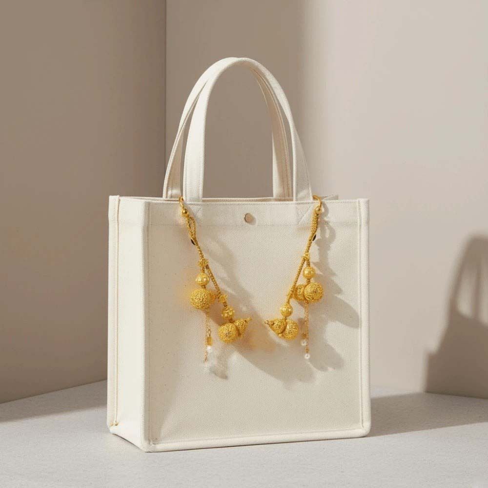 Luxury Hollow Gourd Pendant Hi - Luxury Bags Yellow reseña y precio
