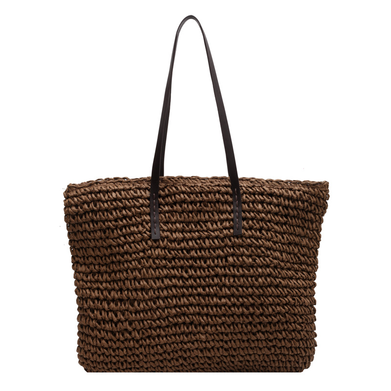 Straw Woven Tote Bags Casual L - Luxury Bags Vendor reseña y precio