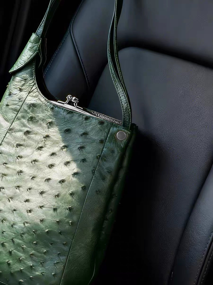 2026 New Green Leather Single  - Luxury Bags Tote reseña y precio