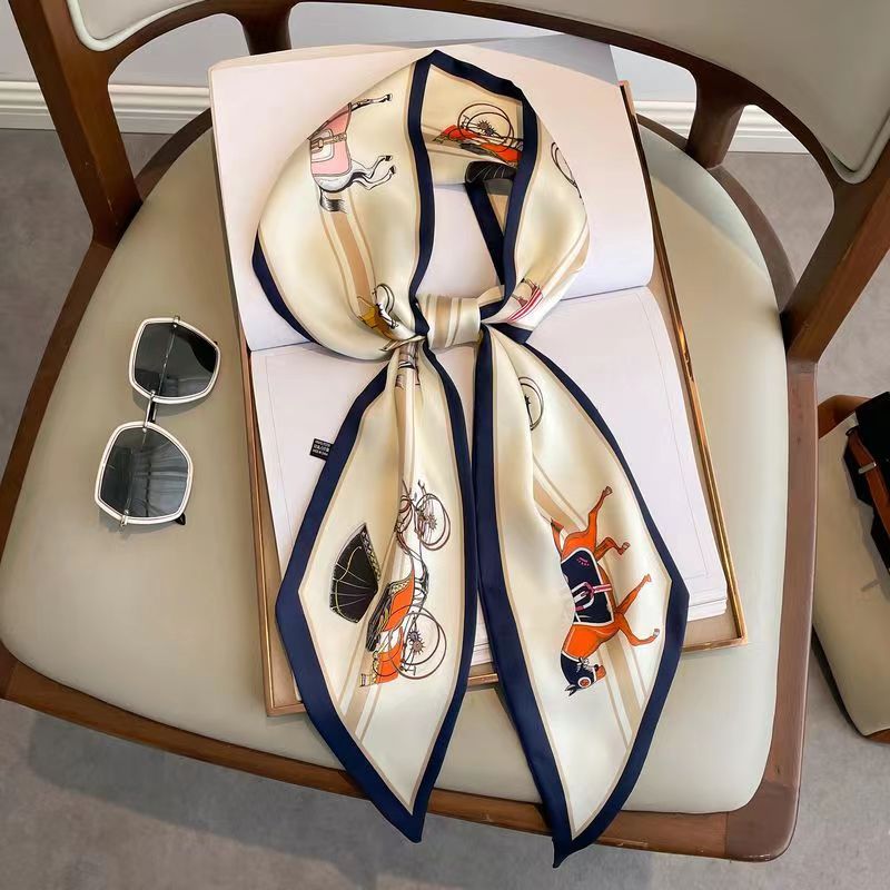 Luxury Design Silk Skinny Head - Luxury Bags Vendor reseña y precio