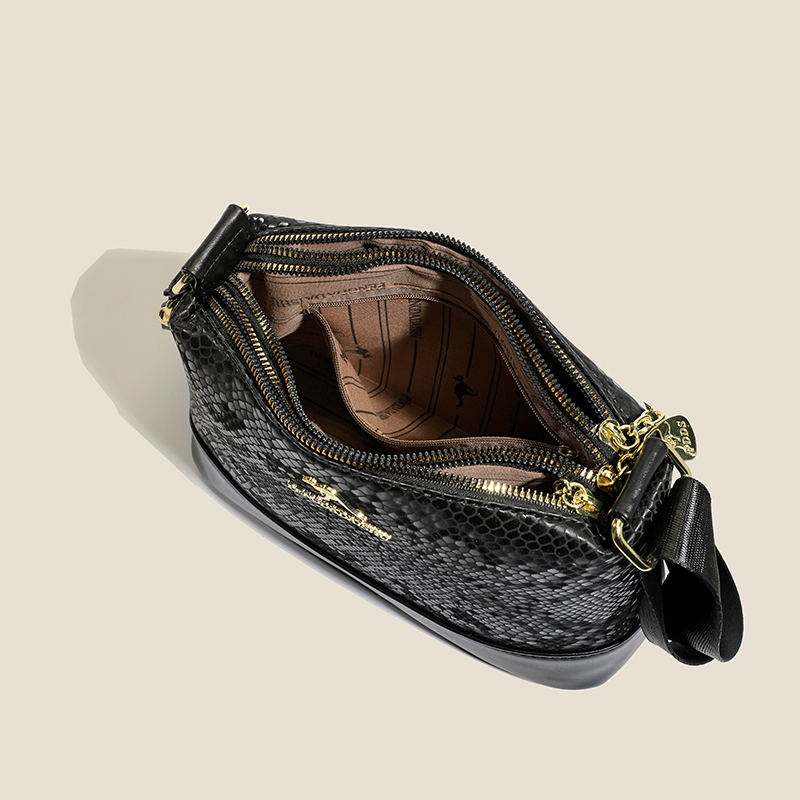 Snake Patterned Shoulder Bag W - Luxury Bags Girls reseña y precio
