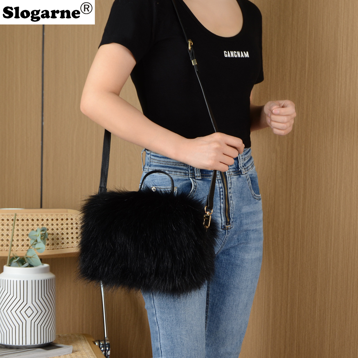 New High Quality Fox Fur Handb - Luxury Bags Girls reseña y precio