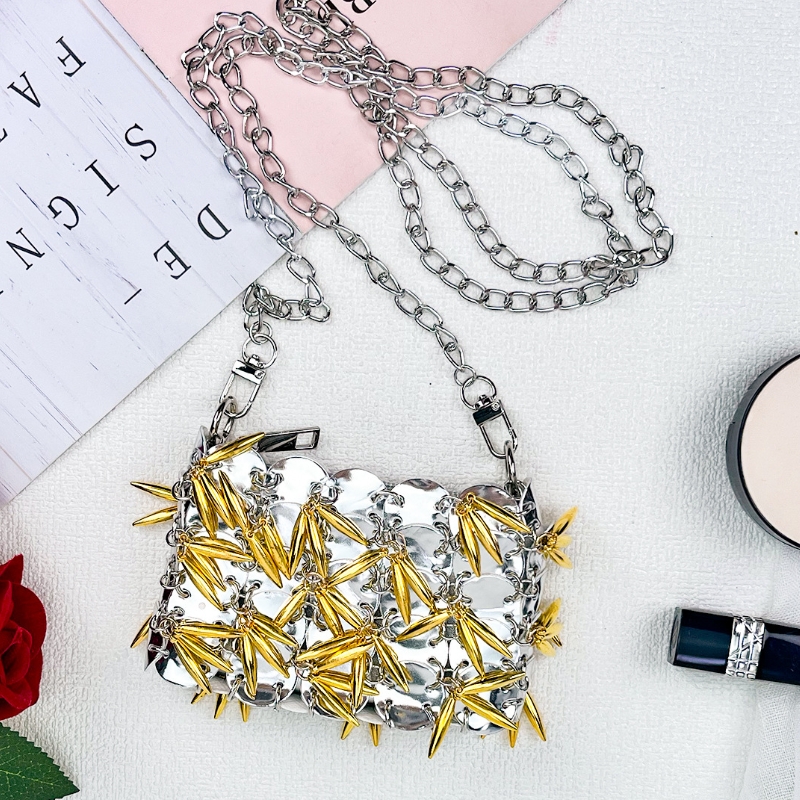 2026 New Shiny Silver Sequin W - Luxury Bags Girls reseña y precio