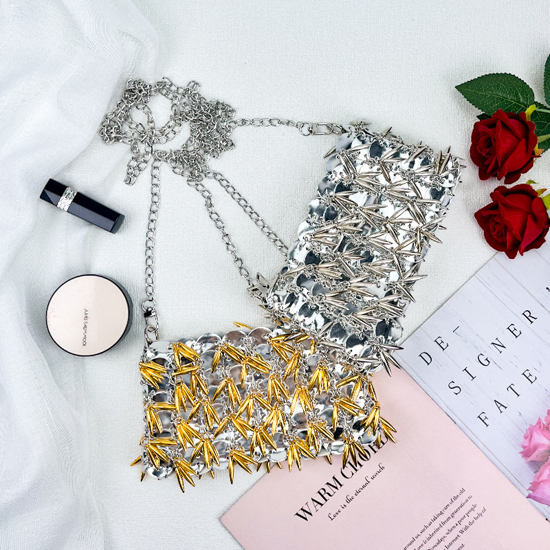 2026 New Shiny Silver Sequin W - Luxury Bags Girls reseña y precio