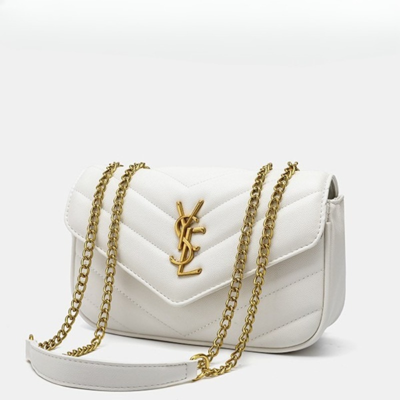 YSEChain bag, small square bag - Luxury Bags Tory Burch reseña y precio