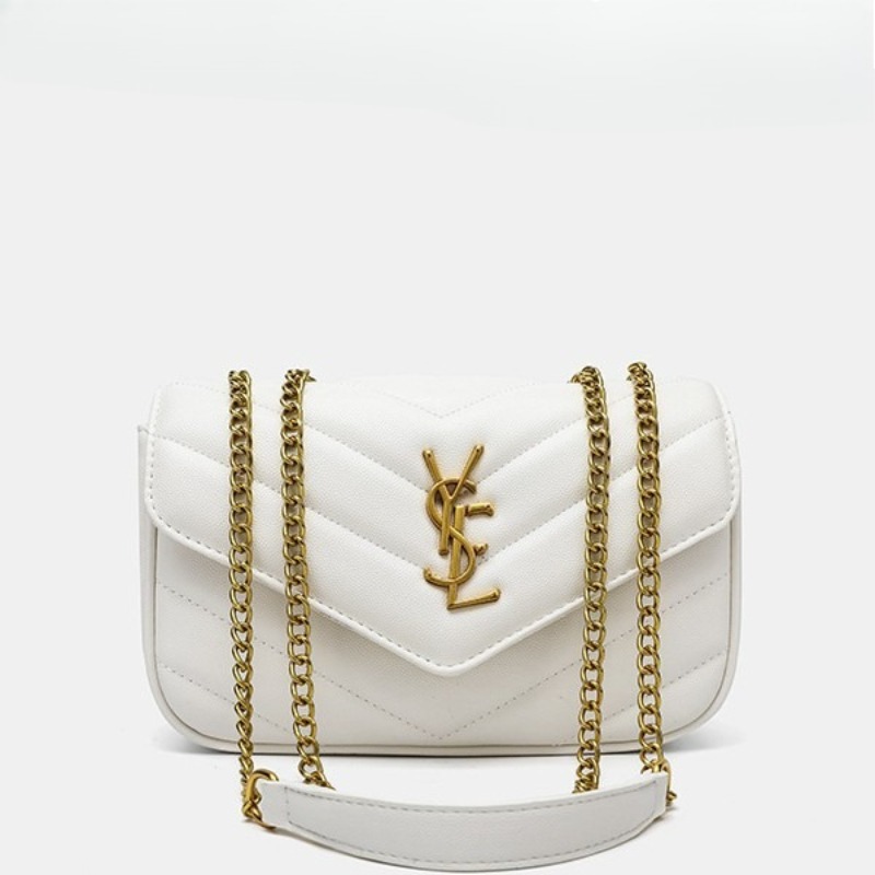 YSEChain bag, small square bag - Luxury Bags Tory Burch reseña y precio