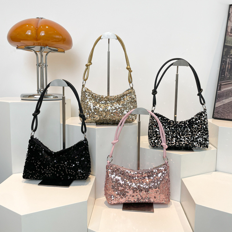 Solid Color Sequins Crossbody  - Luxury Bags Girls reseña y precio