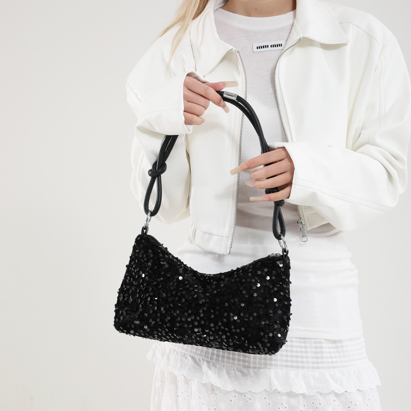 Solid Color Sequins Crossbody  - Luxury Bags Girls reseña y precio