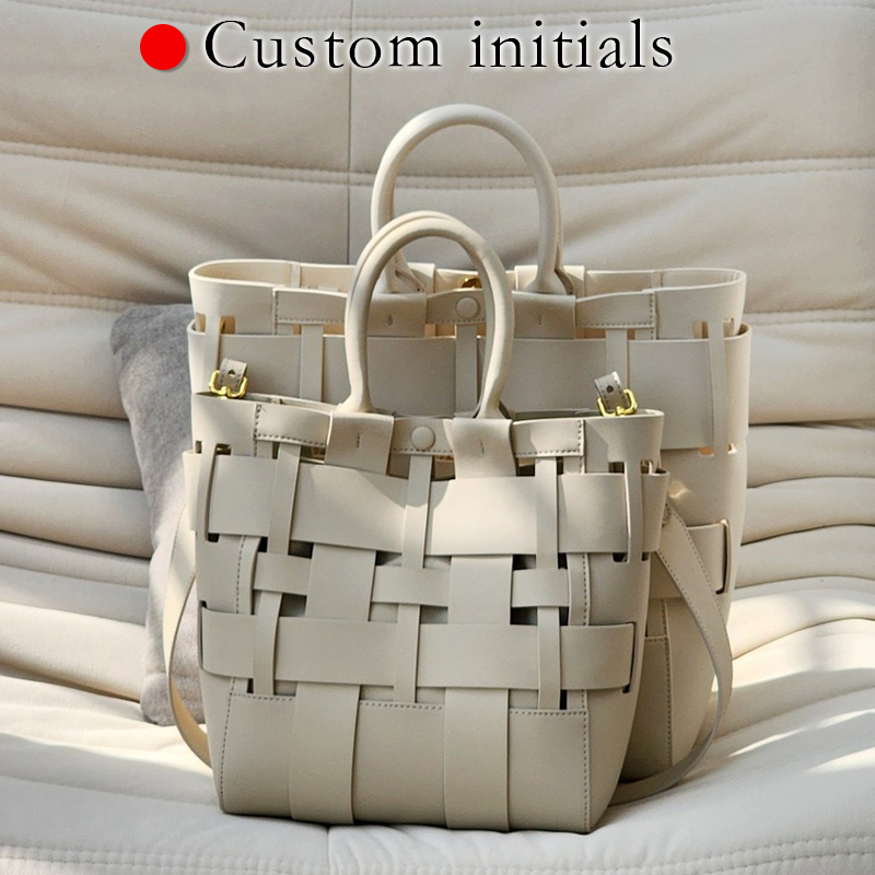 Custom Initials Genuine Leathe - Luxury Bags Tote reseña y precio