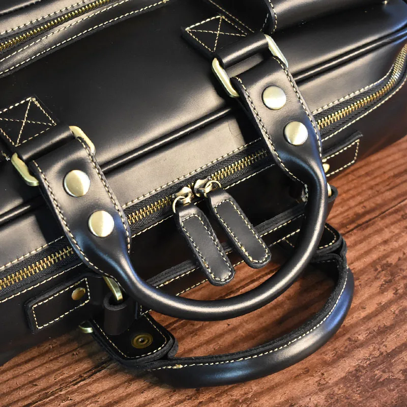 Vintage Men's Black Shoulder B - Luxury Bags For Travel reseña y precio