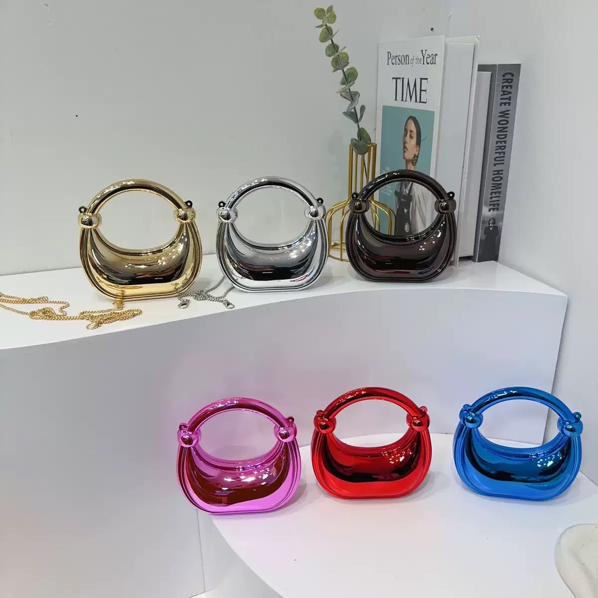Mini Golden Evening Bag Purses - Luxury Bags Brand reseña y precio