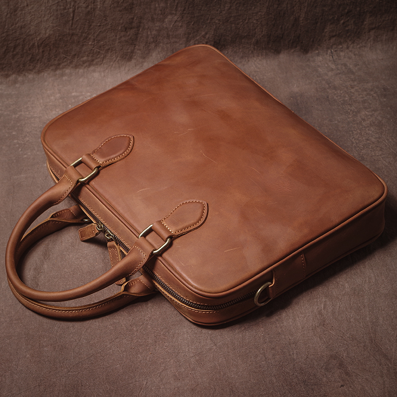 GURO Men Crazy Horse Cowhide B - Luxury Bags Vendor reseña y precio