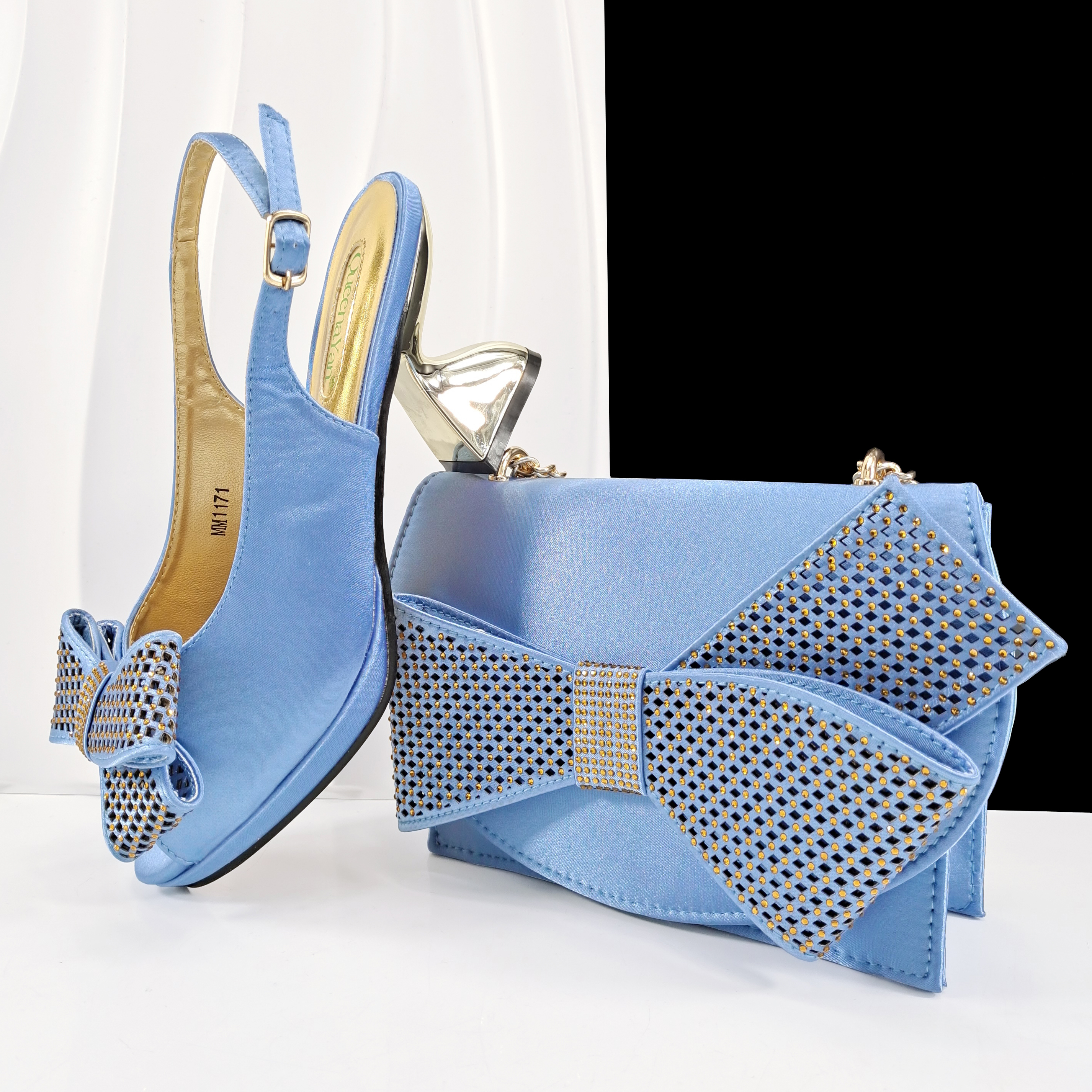 Queena Yan Sky Blue Color Peep - Luxury Bags & Leather Repair Of Atlanta Photos reseña y precio