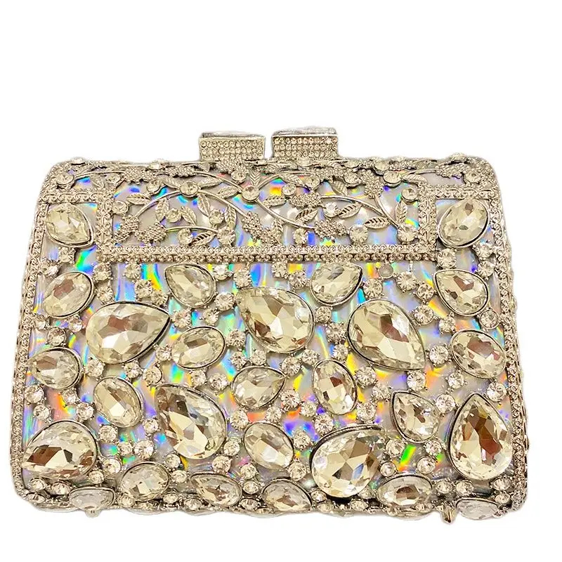 Purple Large Rhinestone Evenin - Luxury Bags Girls reseña y precio