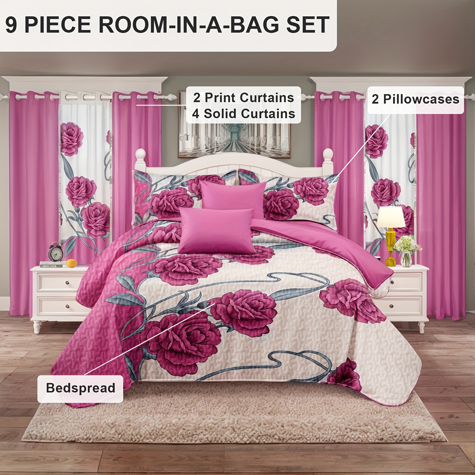 9pcs In A Bag Thick Touch Bed  - Luxury Bags Dry Clean reseña y precio