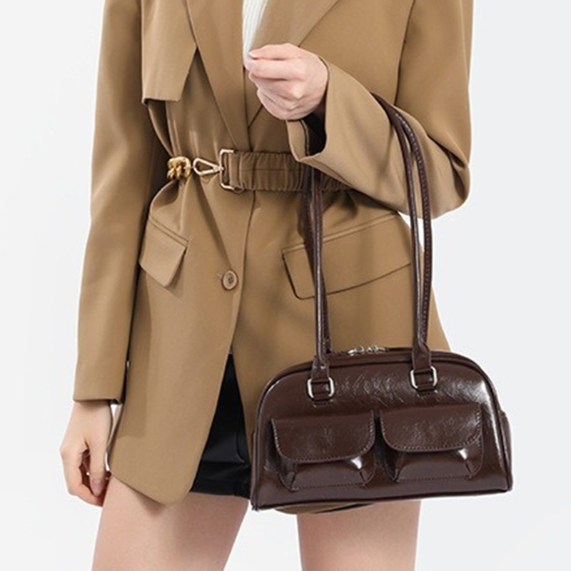 Lady Casual Versatile Solid Sh - Luxury Bags Girls reseña y precio