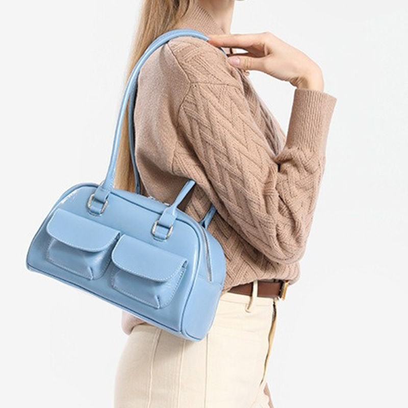 Lady Casual Versatile Solid Sh - Luxury Bags Girls reseña y precio