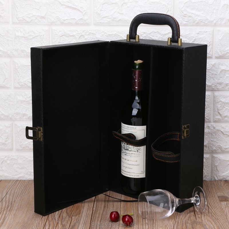 Wine Bottle Box Leather Luxury - Luxury Bags Eu reseña y precio