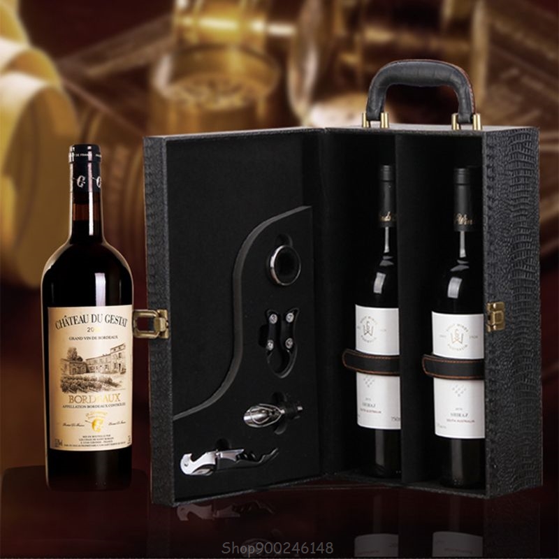 Wine Bottle Box Leather Luxury - Luxury Bags Eu reseña y precio