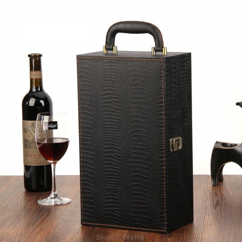 Wine Bottle Box Leather Luxury - Luxury Bags Eu reseña y precio