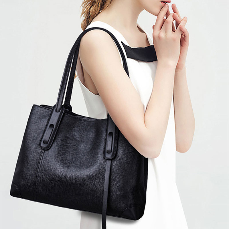 Genuine Leather Tote Bag Luxur - Luxury Bags Vendor reseña y precio